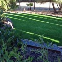 Artificial Grass Carpet Escondido, California Backyard Deck Ideas, Backyard