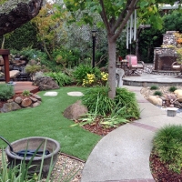 Installing Artificial Grass Santee, California Lawn And Garden, Backyard Makeover