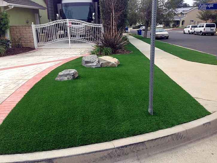 Artificial Grass Crest, California Lawn And Garden, Front Yard