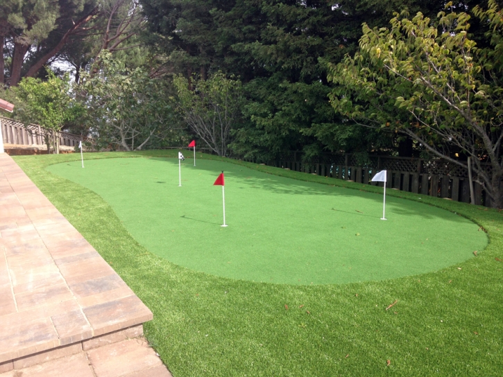 Artificial Grass Installation Calipatria, California Office Putting Green, Backyard Makeover