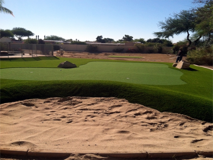 Artificial Lawn Del Mar, California Putting Green Turf, Backyard Designs