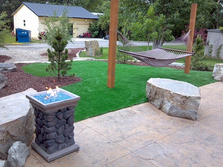 Artificial Turf Fallbrook, California Roof Top, Front Yard Landscaping