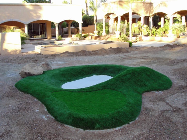 Artificial Turf Installation Casa de Oro-Mount Helix, California Putting Green Turf, Commercial Landscape