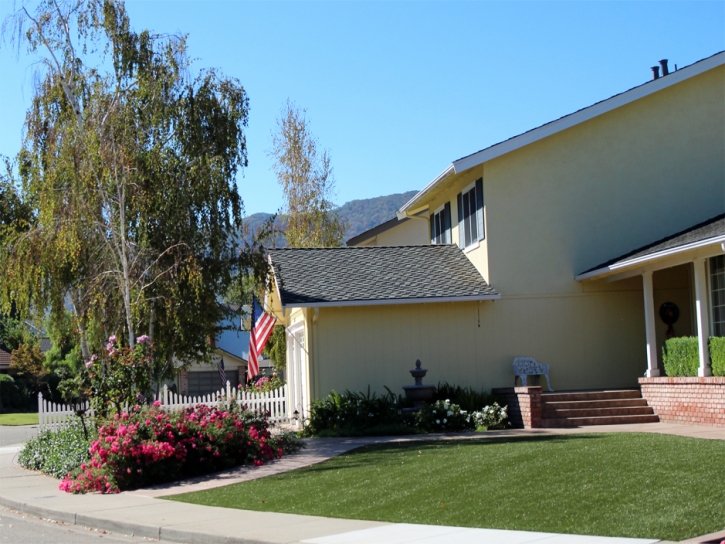 Artificial Turf Installation San Pasqual, California Backyard Playground, Front Yard