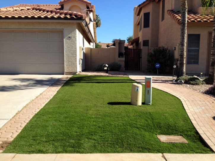 Fake Turf Santee, California Landscaping, Front Yard Design