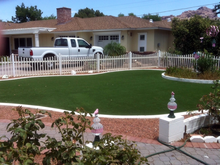 Faux Grass Poway, California Landscape Design, Front Yard Landscape Ideas