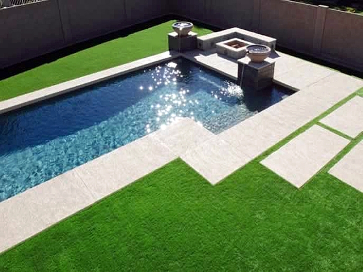 Faux Grass Ramona, California Landscape Photos, Above Ground Swimming Pool