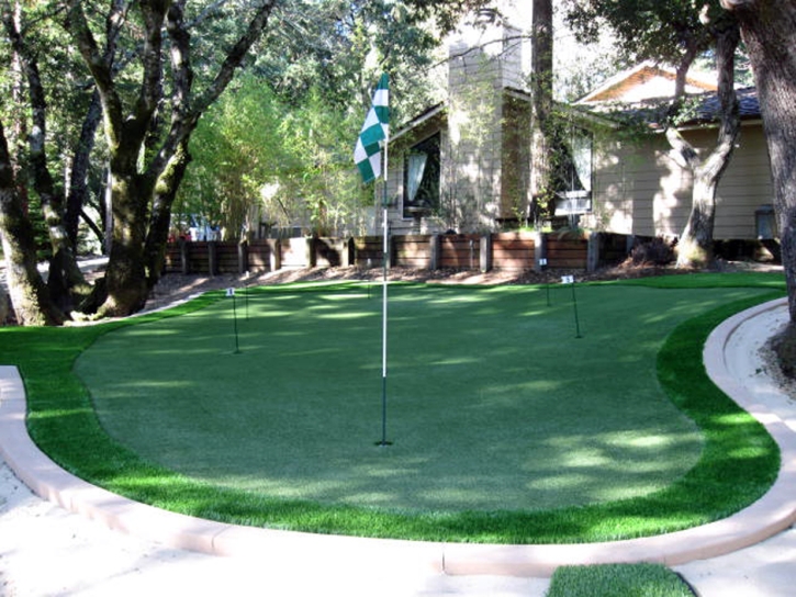 Green Lawn Oceanside, California Golf Green, Backyard Designs