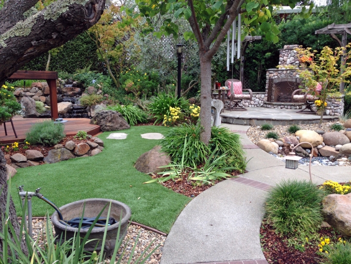 Installing Artificial Grass Santee, California Lawn And Garden, Backyard Makeover