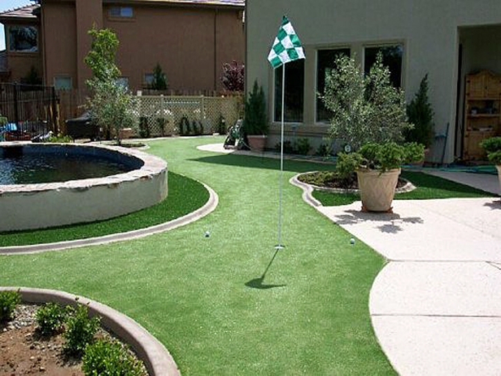 Synthetic Turf Borrego Springs, California Golf Green, Backyard Landscape Ideas